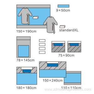 Universal Set with Mayo Stand Size Medium